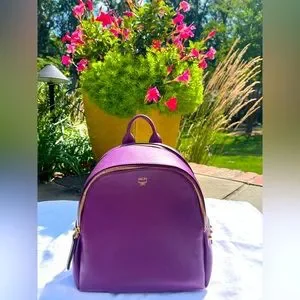 Mini Duchess Polke Studs Calfskin Leather Backpack Mystic Purple MCM | Bags | Mini Duchess Polke Studs Calfskin Leather  main image 2